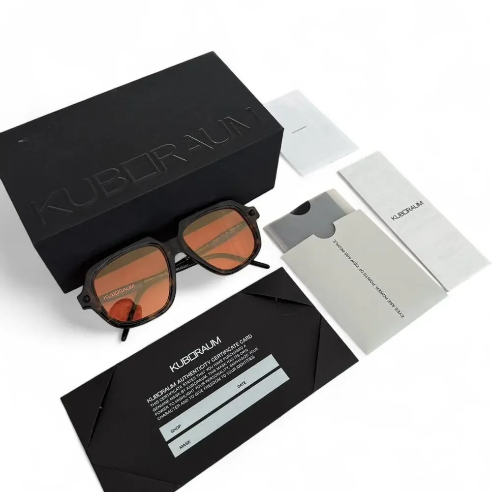 Kuboraum p13 HA Brown Tortoise sunglasses